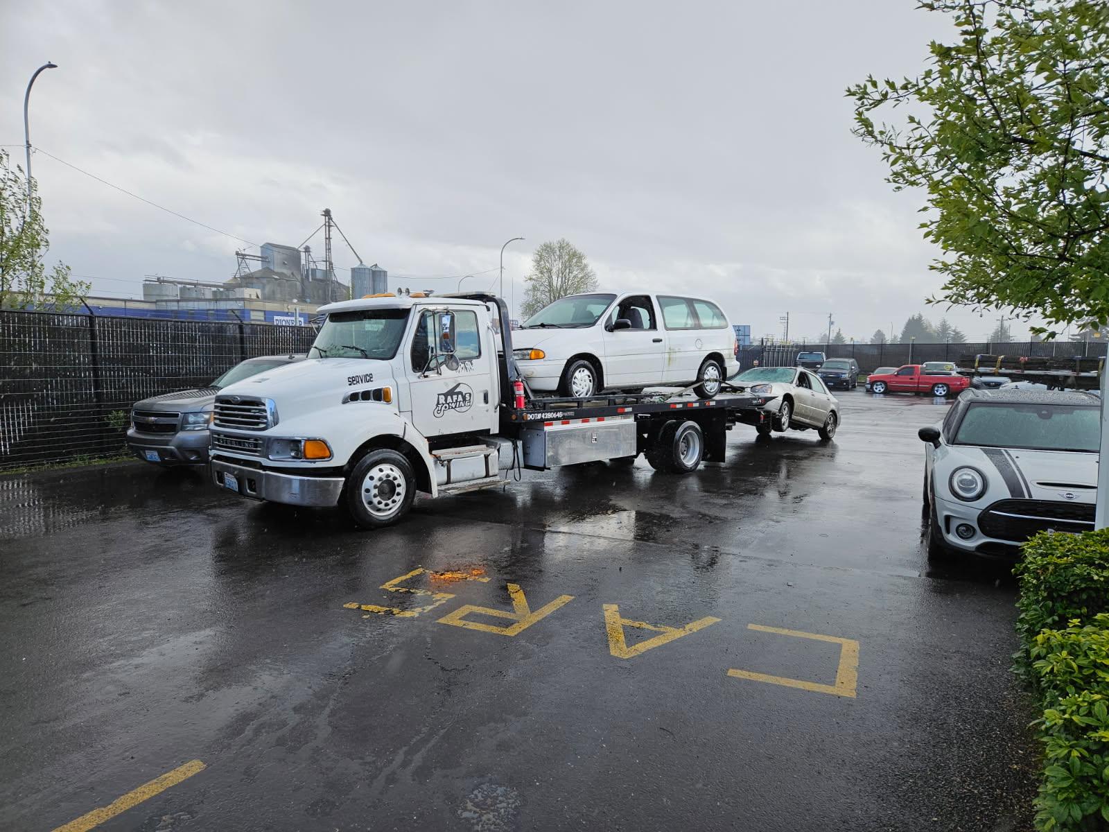 Camión grúa moderno